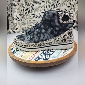 Sorel Polka Dot‎ Cuir Hair Ankle  Boots Women’s 11M